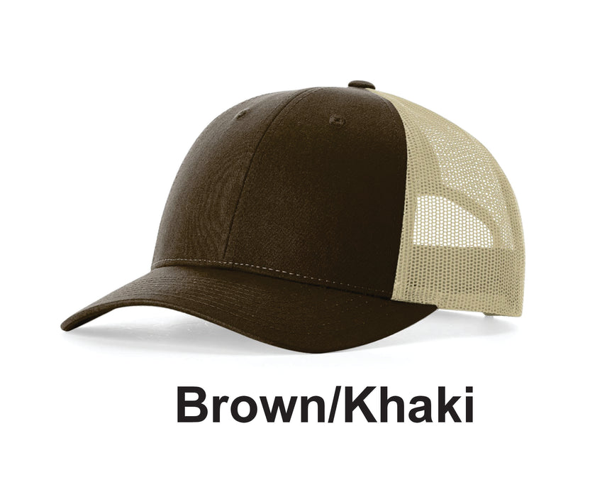 Richardson Low Pro Trucker-w/ Embroidery(115) -36 Colors Available