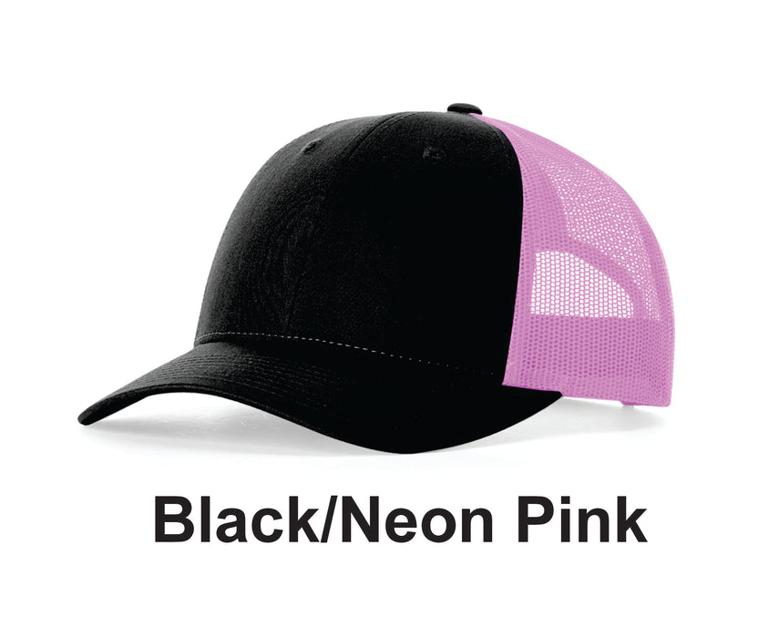 Richardson Low Pro Trucker-w/ Embroidery(115) -36 Colors Available