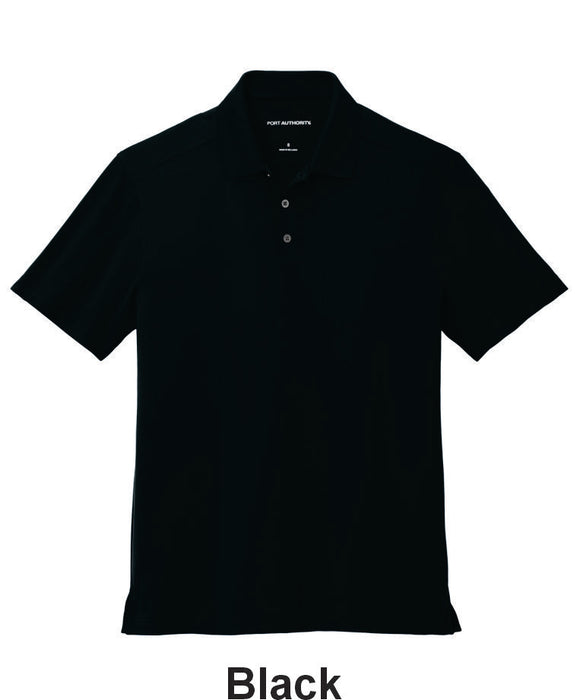 Port Authority® City Stretch Flat Knit Polo w/ Embroidery (K683) - 8 Colors Available