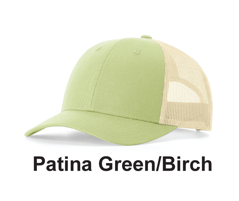 Richardson Low Pro Trucker-w/ Embroidery(115) -36 Colors Available