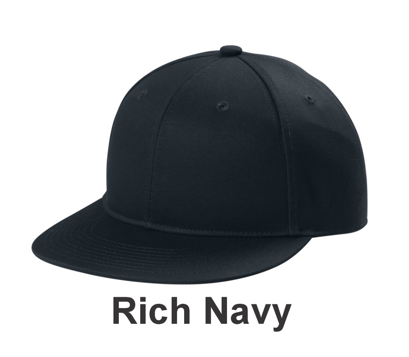 Port Authority® Snapback Flat Bill Cap w/ Embroidery (C406) -  4 Colors Available