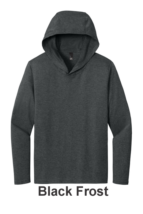 District® Perfect Tri® Long Sleeve Hoodie - w/ 1 Location Print (DM139) - 10 Colors Available