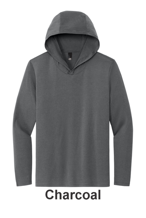 District® Perfect Tri® Long Sleeve Hoodie - w/ 1 Location Print (DM139) - 10 Colors Available