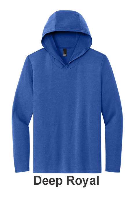 District® Perfect Tri® Long Sleeve Hoodie - w/ 1 Location Print (DM139) - 10 Colors Available