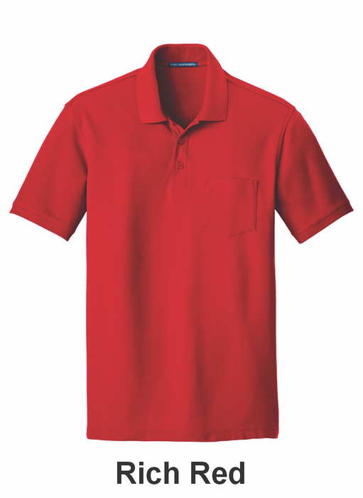 Port Authority® Core Classic Pique Pocket Polo w/ No Decoration (K100P) - 5 Colors Available