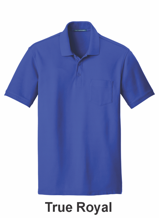 Port Authority® Core Classic Pique Pocket Polo w/ DTF (K100P) - 5 Colors Available