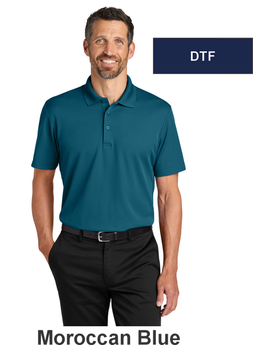 Port Authority® Plaited Pique Polo- w/ DTF Print (K620) -6 Colors Available