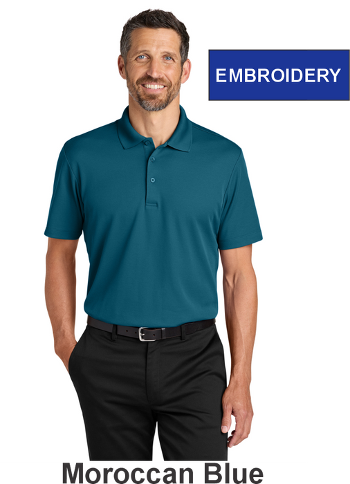 Port Authority® Plaited Pique Polo- w/ Embroidery (K620) -6 Colors Available