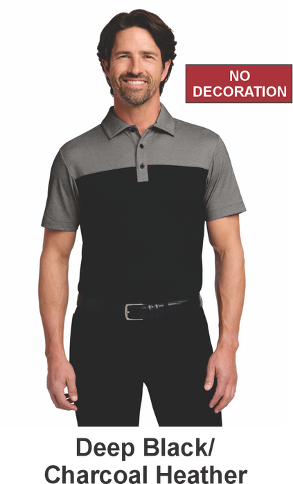 Port Authority® Fine Pique Blend Blocked Polo w/ No Decoration (K831) - 3 Colors Available