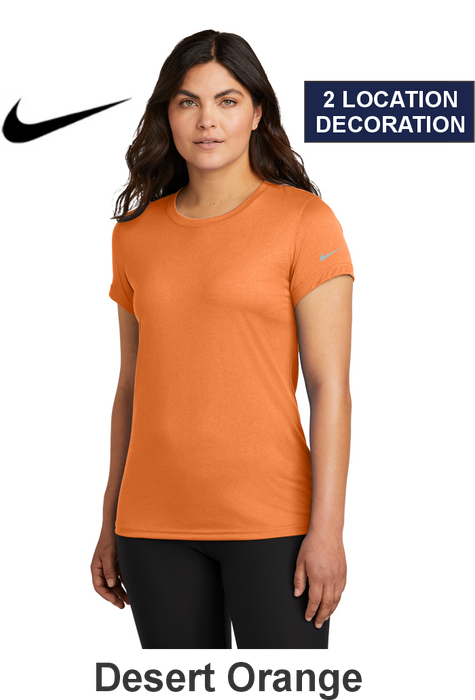 Nike Women's Swoosh Sleeve Legend Tee w/ 2 Location Print (NKDX8734) - 13 Colors Available