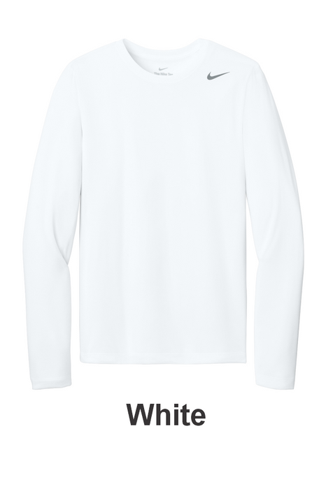 Nike Team Legend Long Sleeve Tee - w/ 1 Location Print (NKHQ4550) - 4 Colors Available