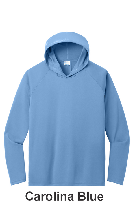 Port & Co™ Performance Pullover Hooded Tee - w/ 2 Location Print (PC380H) - 10 Colors Available