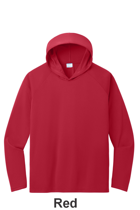 Port & Co™ Performance Pullover Hooded Tee - w/ 2 Location Print (PC380H) - 10 Colors Available