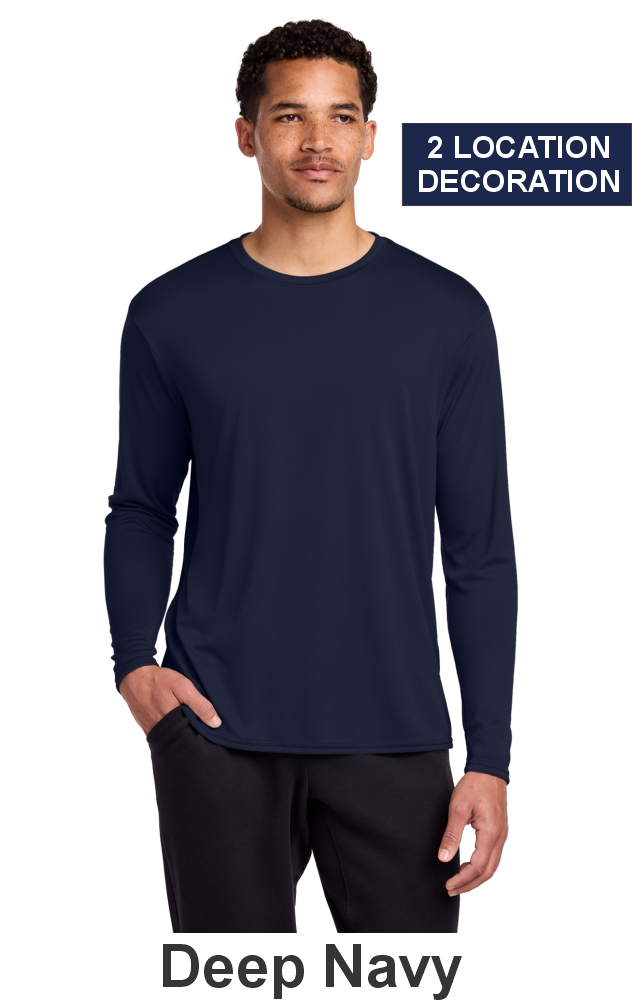 100% Poly Long Sleeve