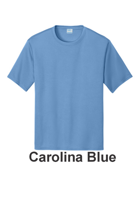 Port & Co 100% Performance Tee - w/ 1 Location Print (PC380) - 22 Colors Available