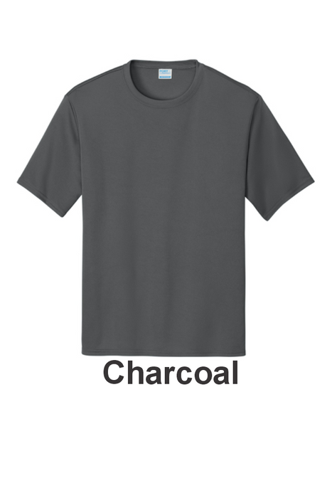 Port & Co 100% Performance Tee - w/ 1 Location Print (PC380) - 22 Colors Available