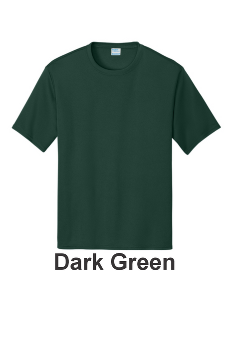 Port & Co 100% Performance Tee - w/ 1 Location Print (PC380) - 22 Colors Available