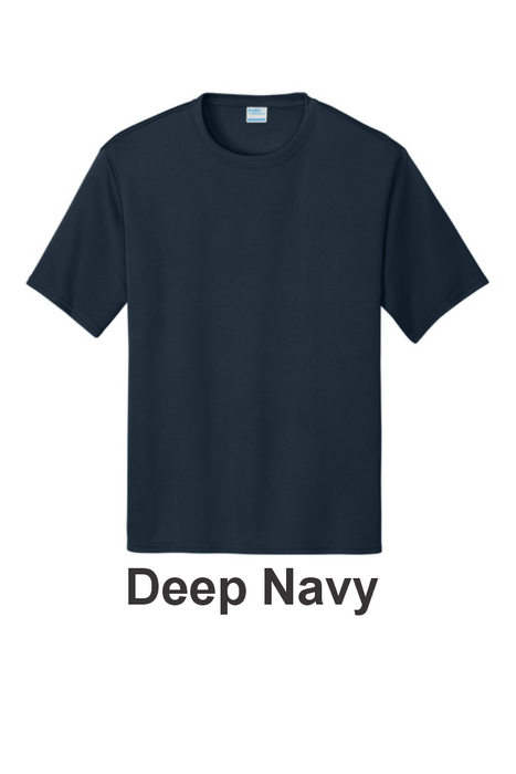 Port & Co 100% Performance Tee - w/ 1 Location Print (PC380) - 22 Colors Available