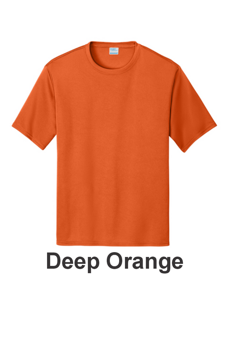 Port & Co 100% Performance Tee - w/ 1 Location Print (PC380) - 22 Colors Available