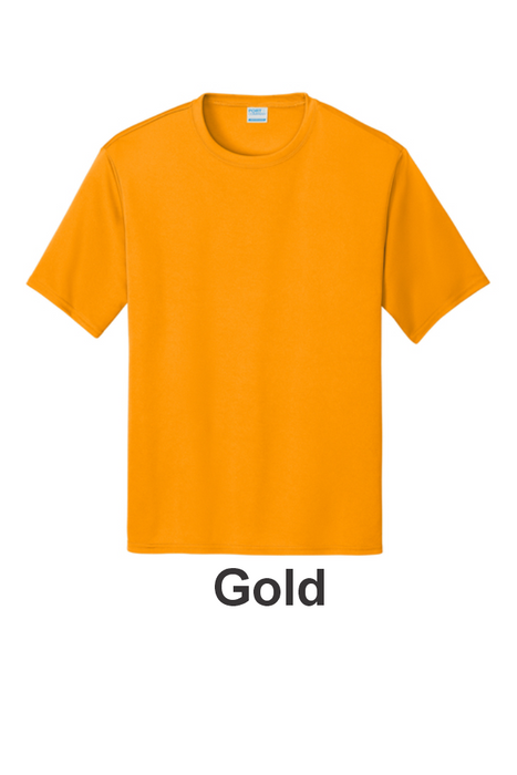 Port & Co 100% Performance Tee - w/ 1 Location Print (PC380) - 22 Colors Available