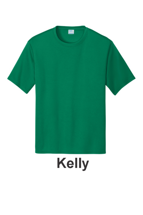 Port & Co 100% Performance Tee - w/ 1 Location Print (PC380) - 22 Colors Available