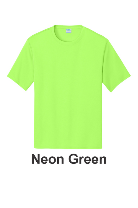 Port & Co 100% Performance Tee - w/ 1 Location Print (PC380) - 22 Colors Available
