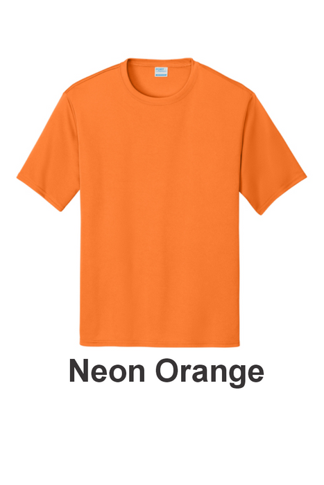Port & Co 100% Performance Tee - w/ 1 Location Print (PC380) - 22 Colors Available