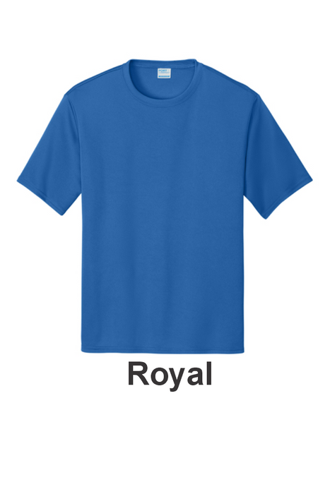 Port & Co 100% Performance Tee - w/ 1 Location Print (PC380) - 22 Colors Available