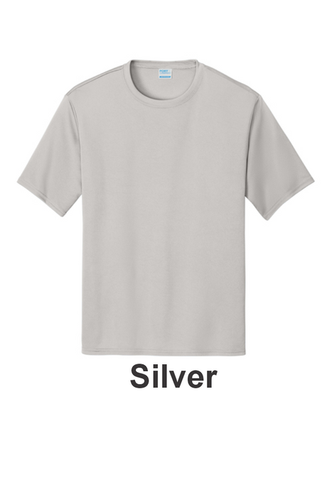 Port & Co 100% Performance Tee - w/ 1 Location Print (PC380) - 22 Colors Available