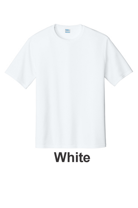 Port & Co 100% Performance Tee - w/ 1 Location Print (PC380) - 22 Colors Available