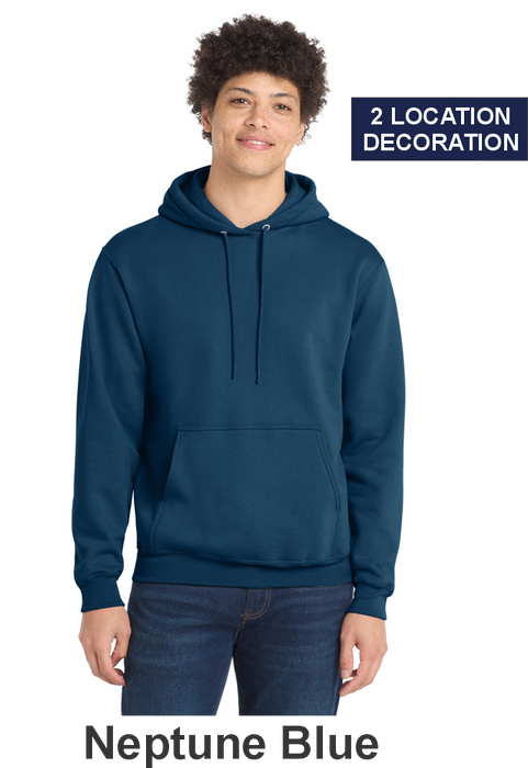 Port & Co. Core Fleece Pullover Hooded Sweatshirt- w/ 2 Location - 46 Colors Available