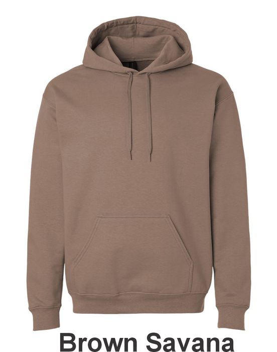 Gildan® Softstyle® Midweight Pullover Hooded Sweatshirt- w/ No Print (SF500) - 37 Colors Available