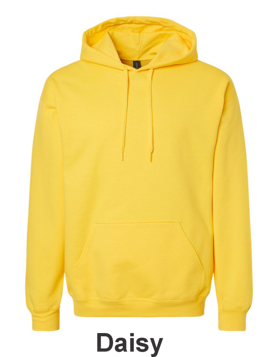 Gildan® Softstyle® Midweight Pullover Hooded Sweatshirt- w/ No Print (SF500) - 37 Colors Available