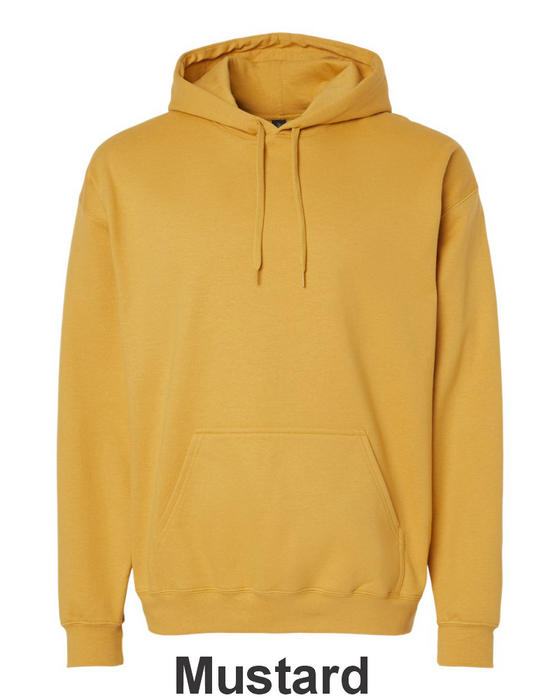 Gildan® Softstyle® Midweight Pullover Hooded Sweatshirt- w/ No Print (SF500) - 37 Colors Available