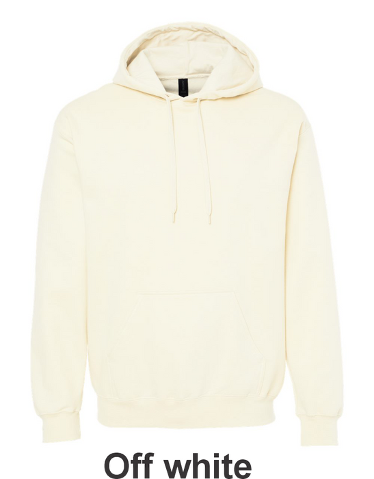 Gildan® Softstyle® Midweight Pullover Hooded Sweatshirt- w/ No Print (SF500) - 37 Colors Available