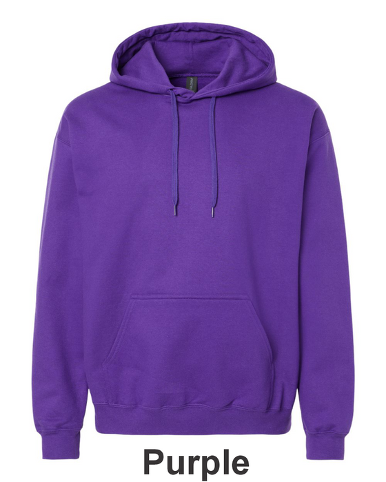 Gildan® Softstyle® Midweight Pullover Hooded Sweatshirt- w/ No Print (SF500) - 37 Colors Available