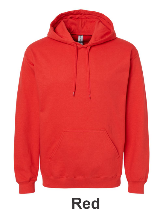 Gildan® Softstyle® Midweight Pullover Hooded Sweatshirt- w/ No Print (SF500) - 37 Colors Available