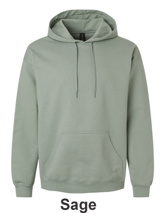 Gildan® Softstyle® Midweight Pullover Hooded Sweatshirt- w/ No Print (SF500) - 37 Colors Available