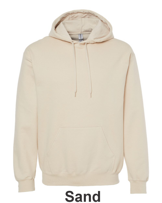Gildan® Softstyle® Midweight Pullover Hooded Sweatshirt- w/ No Print (SF500) - 37 Colors Available