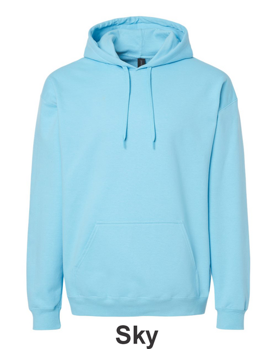 Gildan® Softstyle® Midweight Pullover Hooded Sweatshirt- w/ No Print (SF500) - 37 Colors Available