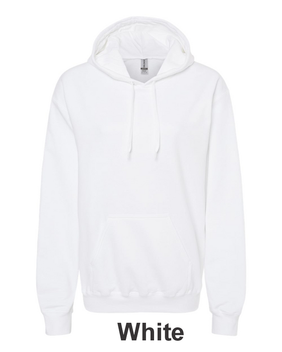 Gildan® Softstyle® Midweight Pullover Hooded Sweatshirt- w/ No Print (SF500) - 37 Colors Available