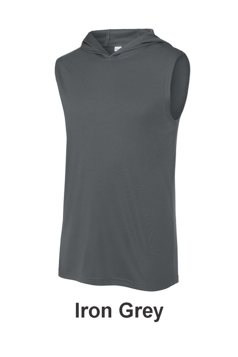 Sport-Tek® Competitor™ Sleeveless Hoodie - w/ No Print (ST352H) - 6 Colors
