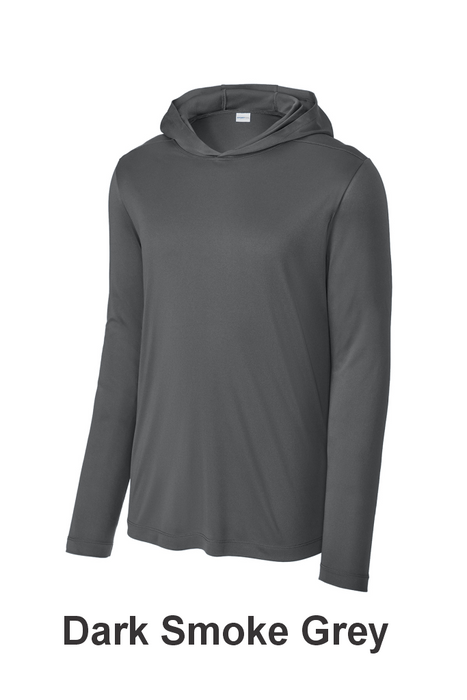 Sport-Tek® Posi-UV® Pro Long Sleeve Hoodie - w/ 1 Location Print (ST420LSH) - 9 Colors Available