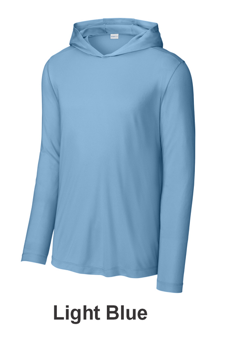 Sport-Tek® Posi-UV® Pro Long Sleeve Hoodie - w/ 1 Location Print (ST420LSH) - 9 Colors Available