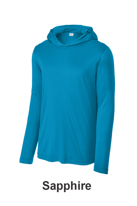 Sport-Tek® Posi-UV® Pro Long Sleeve Hoodie - w/ 1 Location Print (ST420LSH) - 9 Colors Available
