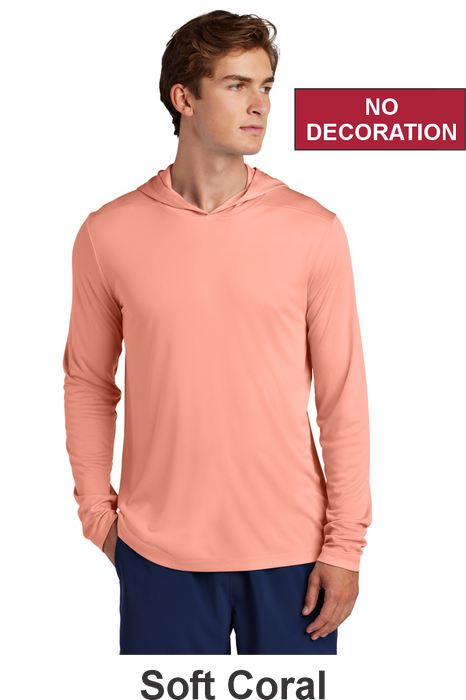 Sport-Tek® Posi-UV® Pro Long Sleeve Hoodie - w/ No Print (ST420LSH) - 9 Colors Available