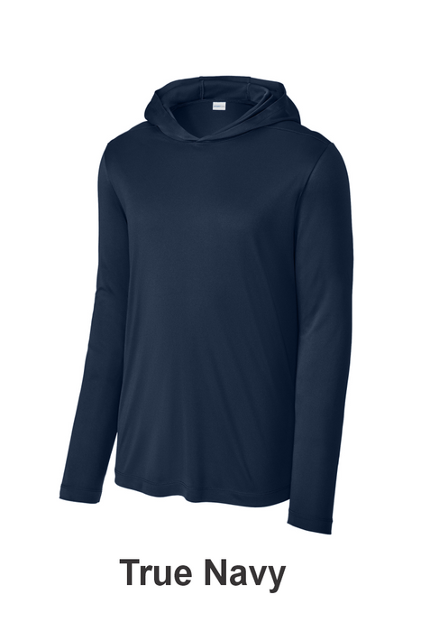 Sport-Tek® Posi-UV® Pro Long Sleeve Hoodie - w/ 1 Location Print (ST420LSH) - 9 Colors Available