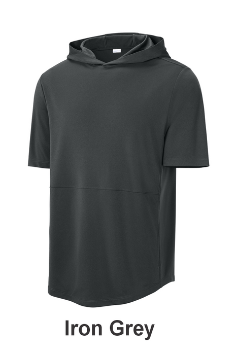 Sport-Tek® Club Short Sleeve Hoodie - w/ No Print (ST445) - 5 Colors Available