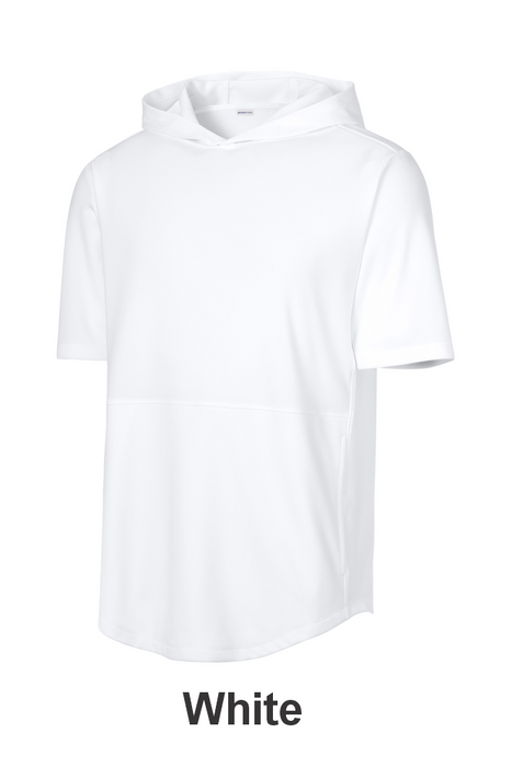 Sport-Tek® Club Short Sleeve Hoodie - w/ 1 Location Print (ST445) - 5 Colors Available